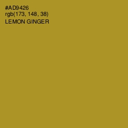 #AD9426 - Lemon Ginger Color Image